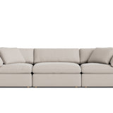 Movie Night™ 3-Piece Modular Sofa, Large, Clay