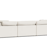 Movie Night™ 3-Piece Modular Sofa, Large, Cream Linen