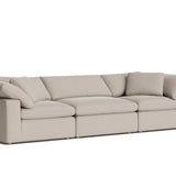 Movie Night™ 3-Piece Modular Sofa, Large, Light Pebble