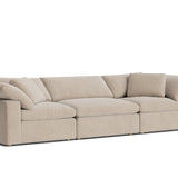 Movie Night™ 3-Piece Modular Sofa, Large, Champagne