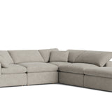 Movie Night™ 5-Piece Modular Sectional, Standard, Oatmeal
