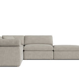 Movie Night™ 5-Piece Modular Sectional, Standard, Oatmeal