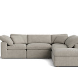 Movie Night™ 5-Piece Modular Sectional, Standard, Oatmeal