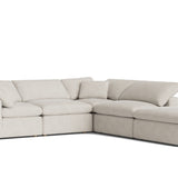 Movie Night™ 5-Piece Modular Sectional, Standard, Newport Stripe