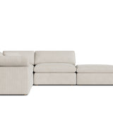 Movie Night™ 5-Piece Modular Sectional, Standard, Newport Stripe