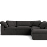 Movie Night™ 5-Piece Modular Sectional, Standard, Dark Shadow