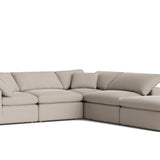 Movie Night™ 5-Piece Modular Sectional, Standard, Light Pebble