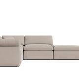Movie Night™ 5-Piece Modular Sectional, Standard, Light Pebble