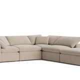 Movie Night™ 5-Piece Modular Sectional, Standard, Champagne