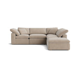 Movie Night™ 5-Piece Modular Sectional, Standard, Champagne