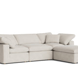 Movie Night™ 4-Piece Modular Sectional, Standard, Newport Stripe