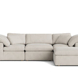Movie Night™ 4-Piece Modular Sectional, Standard, Newport Stripe