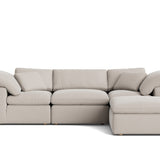 Movie Night™ 4-Piece Modular Sectional, Standard, Clay