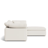 Movie Night™ 4-Piece Modular Sectional, Standard, Cream Linen