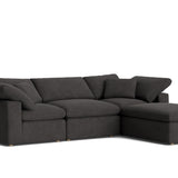 Movie Night™ 4-Piece Modular Sectional, Standard, Dark Shadow