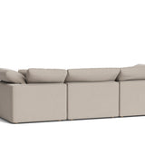 Movie Night™ 4-Piece Modular Sectional, Standard, Light Pebble