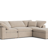 Movie Night™ 4-Piece Modular Sectional, Standard, Champagne