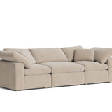 Movie Night™ 3-Piece Modular Sofa, Standard, Champagne