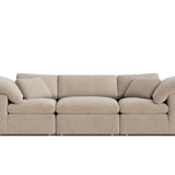 Movie Night™ 3-Piece Modular Sofa, Standard, Champagne