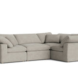 Movie Night™ 4-Piece Modular Sectional Closed, Standard, Oatmeal
