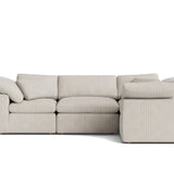 Movie Night™ 4-Piece Modular Sectional Closed, Standard, Newport Stripe