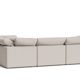 Movie Night™ 4-Piece Modular Sectional Closed, Standard, Clay