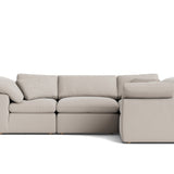 Movie Night™ 4-Piece Modular Sectional Closed, Standard, Clay