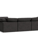 Movie Night™ 4-Piece Modular Sectional Closed, Standard, Dark Shadow