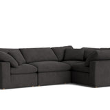 Movie Night™ 4-Piece Modular Sectional Closed, Standard, Dark Shadow