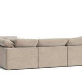 Movie Night™ 4-Piece Modular Sectional Closed, Standard, Champagne