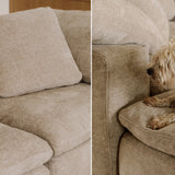 Movie Night™ 4-Piece Modular Sectional Closed, Standard, Champagne