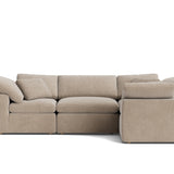 Movie Night™ 4-Piece Modular Sectional Closed, Standard, Champagne