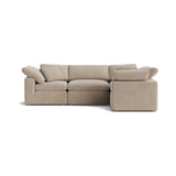 Movie Night™ 4-Piece Modular Sectional Closed, Standard, Champagne