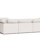 Movie Night™ 4-Piece Modular Sectional Closed, Standard, Nomad Snow