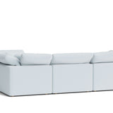 Movie Night™ 4-Piece Modular Sectional Closed, Standard, Cove
