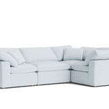 Movie Night™ 4-Piece Modular Sectional Closed, Standard, Cove