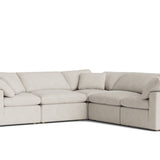 Movie Night™ 5-Piece Modular Sectional Closed, Standard, Newport Stripe