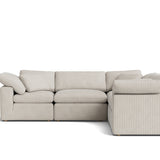 Movie Night™ 5-Piece Modular Sectional Closed, Standard, Newport Stripe