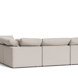 Movie Night™ 5-Piece Modular Sectional Closed, Standard, Clay