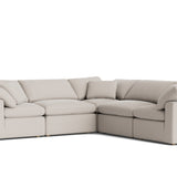 Movie Night™ 5-Piece Modular Sectional Closed, Standard, Clay
