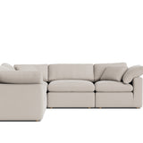 Movie Night™ 5-Piece Modular Sectional Closed, Standard, Clay