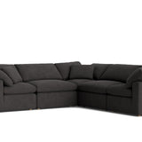 Movie Night™ 5-Piece Modular Sectional Closed, Standard, Dark Shadow