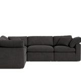 Movie Night™ 5-Piece Modular Sectional Closed, Standard, Dark Shadow
