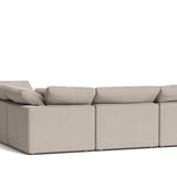 Movie Night™ 5-Piece Modular Sectional Closed, Standard, Light Pebble