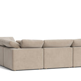 Movie Night™ 5-Piece Modular Sectional Closed, Standard, Champagne