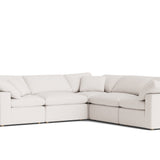 Movie Night™ 5-Piece Modular Sectional Closed, Standard, Nomad Snow