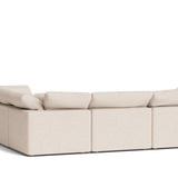 Movie Night™ 5-Piece Modular Sectional Closed, Standard, Sunbeam