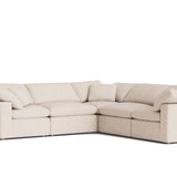 Movie Night™ 5-Piece Modular Sectional Closed, Standard, Sunbeam