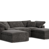 Movie Night™ 5-Piece Modular U-Shaped Sectional, Standard, Truffle