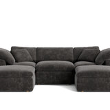 Movie Night™ 5-Piece Modular U-Shaped Sectional, Standard, Truffle